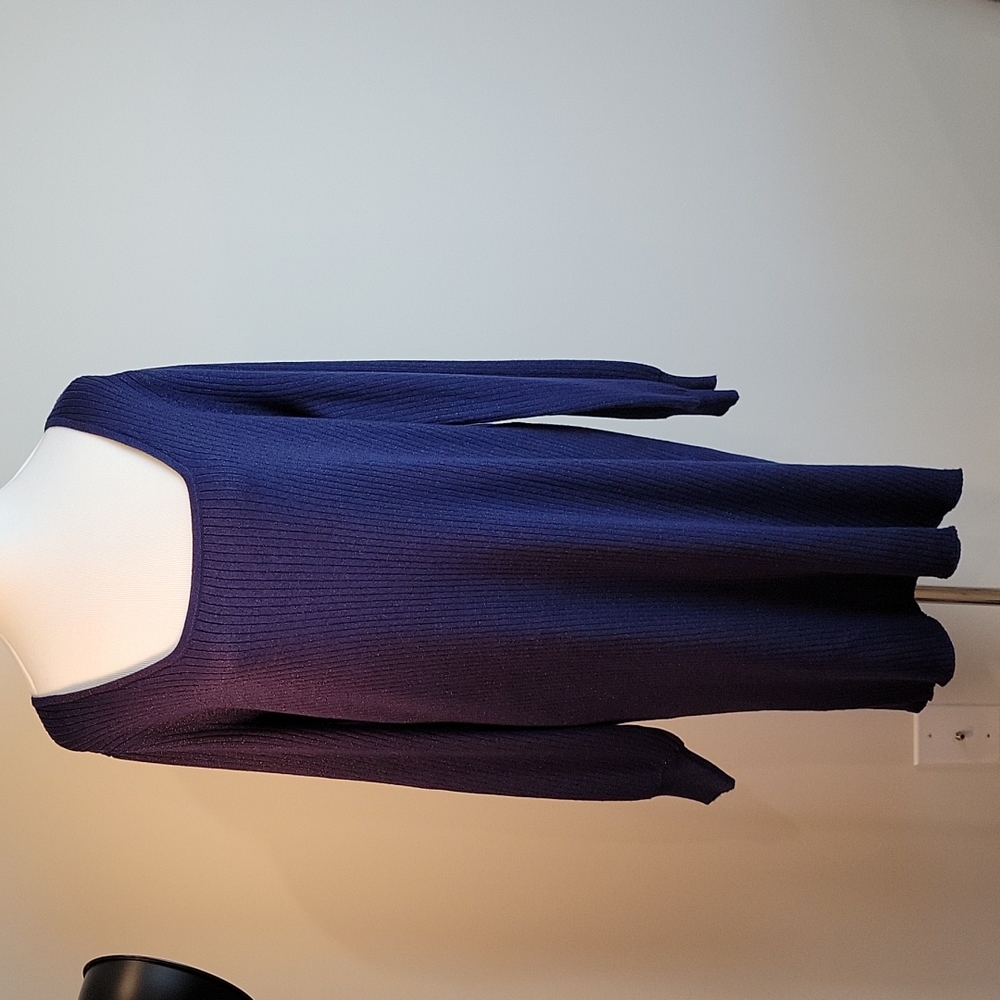 Dress 1X NWT $119 Celestial Navy Stretch Knit